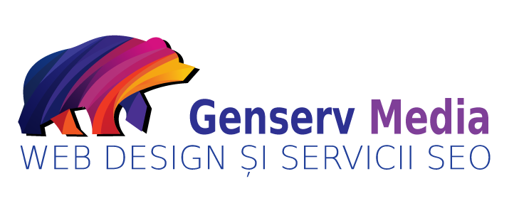 Logo Genserv Media Web design și servicii seo